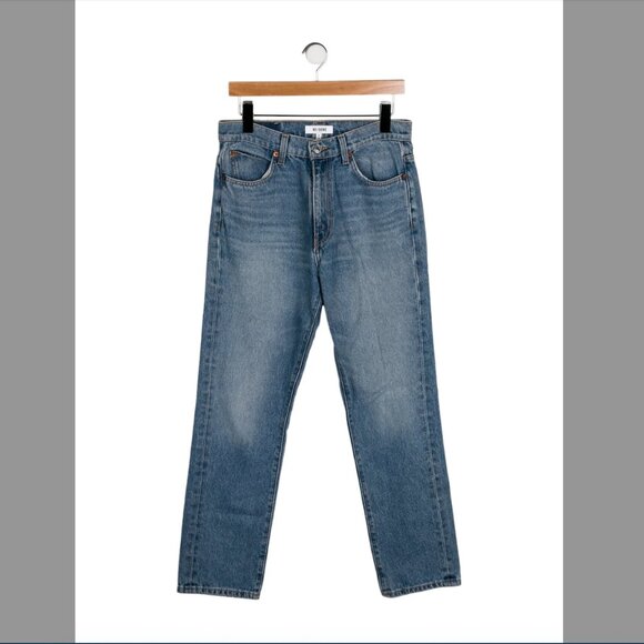 Re/Done High Rise Straight Leg Jeans Size 28 - Picture 1 of 3